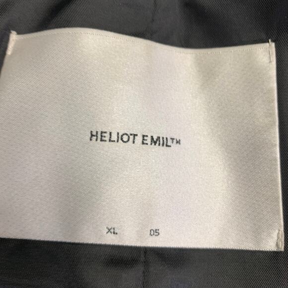 HELIOT EMIL Size XL Black Polyester Blend Open Back Sport Coat - Picture 7 of 9